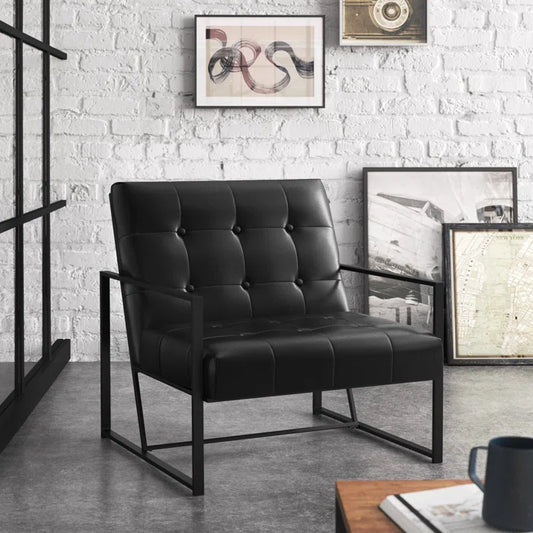 Billings Faux Leather Armchair